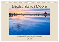 Deutschlands Moore (Wandkalender 2025 DIN A4 quer), CALVENDO Monatskalender