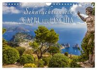 Sehnsuchtsinseln Capri und Ischia (Wandkalender 2025 DIN A4 quer), CALVENDO Monatskalender