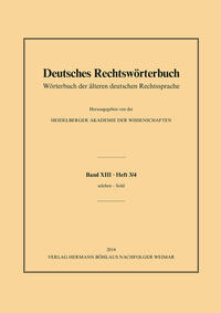 Deutsches Rechtswörterbuch