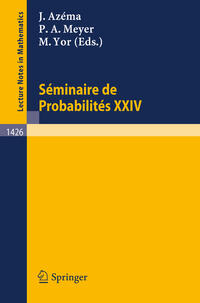 Seminaire de Probabilites XXIV 1988/89