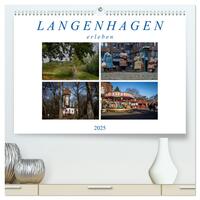 Langenhagen erleben (hochwertiger Premium Wandkalender 2025 DIN A2 quer), Kunstdruck in Hochglanz