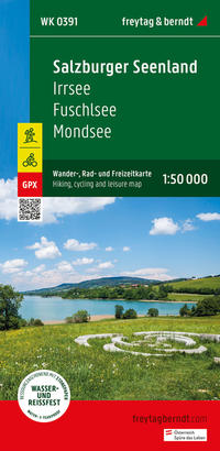 Salzburger Seenland, Wander-, Rad- und Freizeitkarte 1:50.000, freytag & berndt, WK 0391