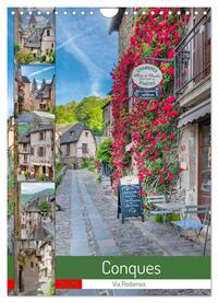 Conques - Via Podiensis (Wandkalender 2025 DIN A4 hoch), CALVENDO Monatskalender