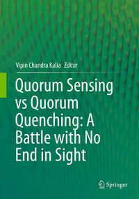 Quorum Sensing vs Quorum Quenching: A Battle with No End in Sight