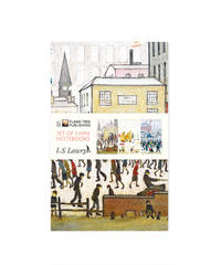 Dreier Set Mini-Notizbücher: L. S. Lowry