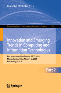 Innovation and Emerging Trends in Computing and Information Technologies