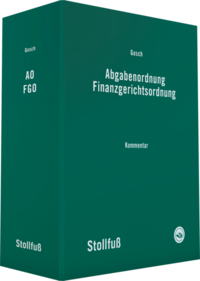 Abgabenordnung Finanzgerichtsordnung Kommentar