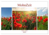 MohnZeit (Wandkalender 2025 DIN A2 quer), CALVENDO Monatskalender