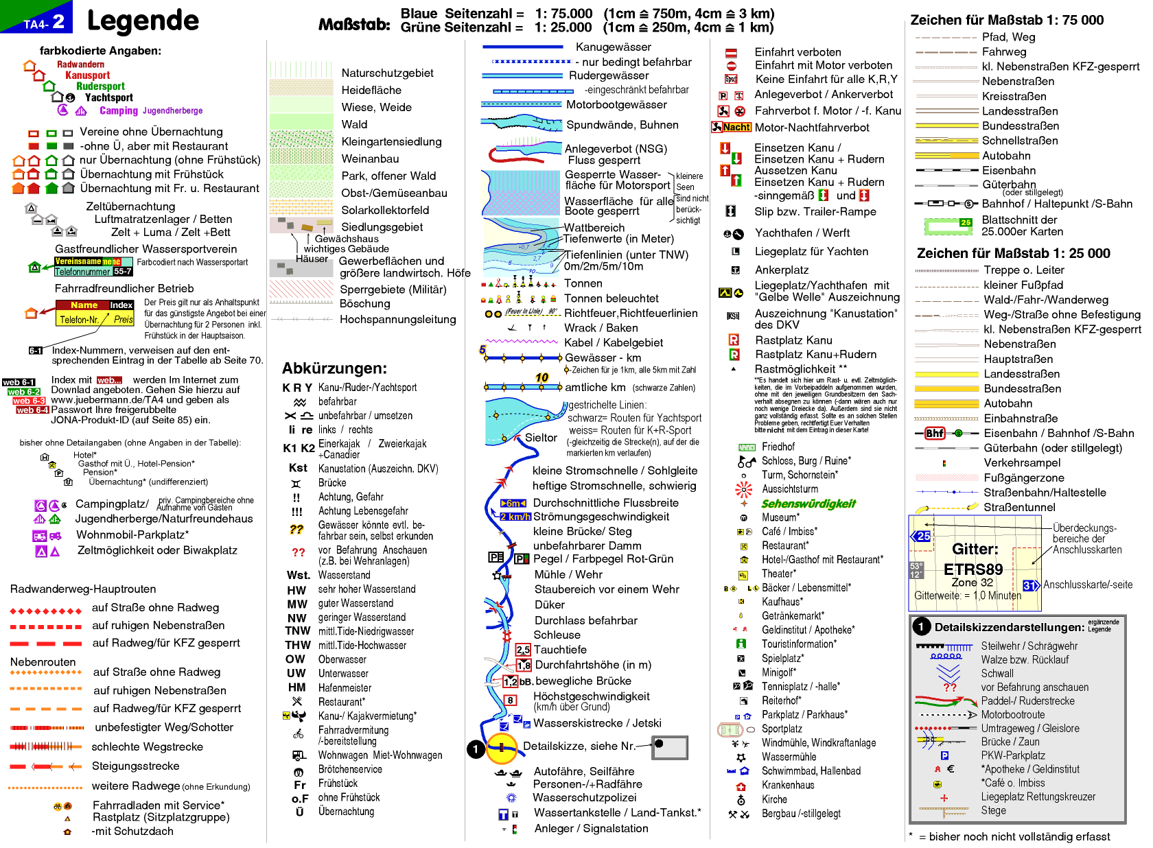 TourenAtlas TA4 Oberweser-Leine