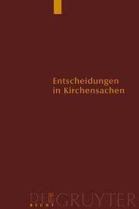 Entscheidungen in Kirchensachen seit 1946 / 1.1. –31.12.1999