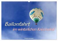 Ballonfahrt im winterlichen Kaiserwinkl (Wandkalender 2025 DIN A2 quer), CALVENDO Monatskalender