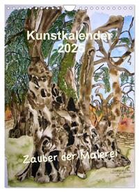 Kunstkalender 2025 - Zauber der Malerei (Wandkalender 2025 DIN A4 hoch), CALVENDO Monatskalender