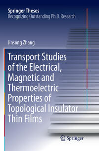 Transport Studies of the Electrical, Magnetic and Thermoelectric properties of Topological Insulator Thin Films