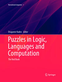 Puzzles in Logic, Languages and Computation