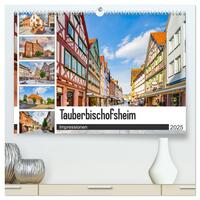 Tauberbischofsheim Impressionen (hochwertiger Premium Wandkalender 2025 DIN A2 quer), Kunstdruck in Hochglanz