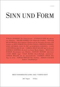 Sinn und Form 4/2021