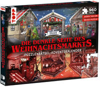 Puzzle-Rätsel-Adventskalender: Die dunkle Seite des Weihnachtsmarkts – 24 Puzzles mit insgesamt 960 Teilen