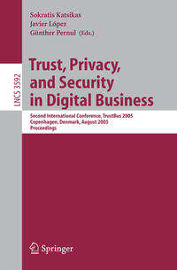 Trust, Privacy, and Security in Digital Business