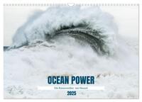 OCEAN POWER - Die Riesenwellen von Nazaré (Wandkalender 2025 DIN A3 quer), CALVENDO Monatskalender