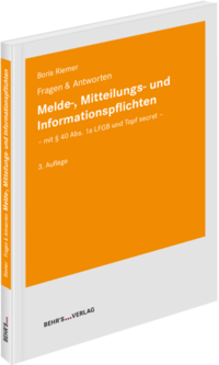 Melde-, Mitteilungs- und Informationspflichten