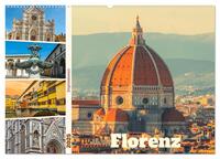 Florenz - Impressionen (Wandkalender 2025 DIN A2 quer), CALVENDO Monatskalender