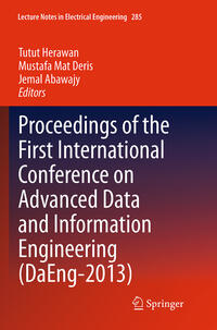 Proceedings of the First International Conference on Advanced Data and Information Engineering (DaEng-2013)