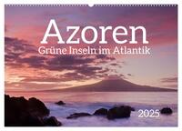 Azoren - Grüne Inseln im Atlantik 2025 (Wandkalender 2025 DIN A2 quer), CALVENDO Monatskalender