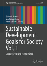 Sustainable Development Goals for Society Vol. 1