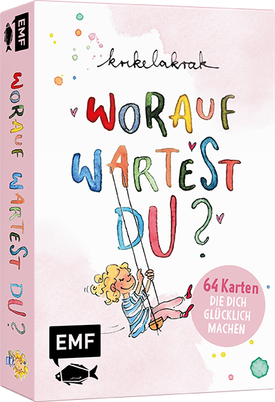 Kartenbox: Worauf wartest du? – 64 Karten, die dich glücklich machen