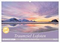 Traumziel Lofoten (Wandkalender 2025 DIN A2 quer), CALVENDO Monatskalender