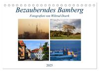 Bezauberndes Bamberg (Tischkalender 2025 DIN A5 quer), CALVENDO Monatskalender