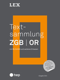 Textsammlung ZGB OR (Print inkl. digitaler Ausgabe, Neuauflage 2024)