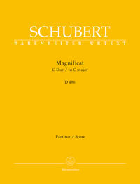 Magnificat C-Dur D 486. Partitur, Urtextausgabe. BÄRENREITER URTEXT