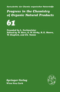 Fortschritte der Chemie organischer Naturstoffe / Progress in the Chemistry of Organic Natural Products