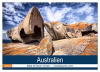 Australien 2025 Best of Down Under (Wandkalender 2025 DIN A2 quer), CALVENDO Monatskalender