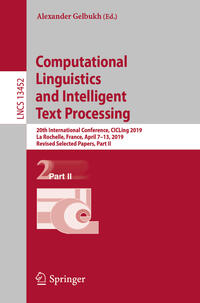 Computational Linguistics and Intelligent Text Processing