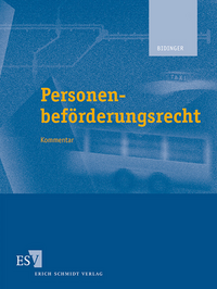 Personenbeförderungsrecht - Einzelbezug