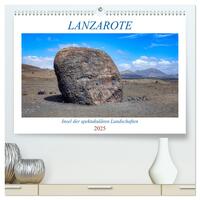 Lanzarote - Insel der spektakulären Landschaften (hochwertiger Premium Wandkalender 2025 DIN A2 quer), Kunstdruck in Hochglanz