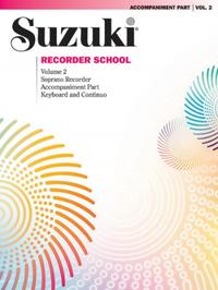 Suzuki Recorder School (Soprano Recorder) Accompaniment, Volume 2