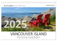 Vancouver Island Panoramabilder (Wandkalender 2025 DIN A4 quer), CALVENDO Monatskalender