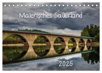 Malerisches Sauerland (Tischkalender 2025 DIN A5 quer), CALVENDO Monatskalender