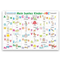 Mein buntes Kinder-ABC in Druckschrift