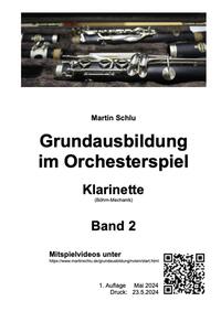 Grundausbildung im Orchesterspiel, Klarinette, Band 2