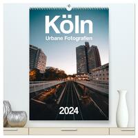 Köln – Urbane Fotografien (hochwertiger Premium Wandkalender 2025 DIN A2 hoch), Kunstdruck in Hochglanz