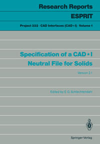 Specification of a CAD*I Neutral File for Solids