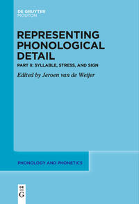 Representing Phonological Detail / Syllable, Stress, and Sign