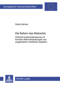 Die Reform des Mietrechts