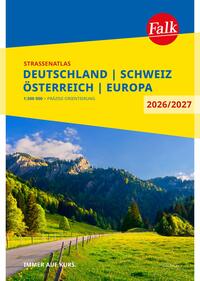 Falk Straßenatlas 2026/2027 Deutschland, Schweiz, Österreich 1:300.000