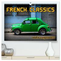 Auto-Legenden - French Classics (hochwertiger Premium Wandkalender 2025 DIN A2 quer), Kunstdruck in Hochglanz