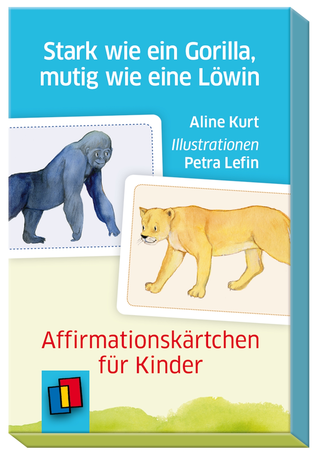 Stark wie ein Gorilla, mutig wie eine Löwin – Affirmationskärtchen für Kinder